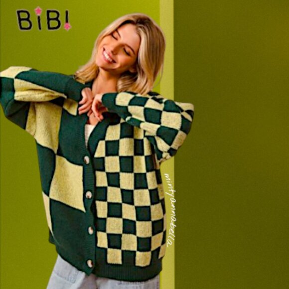 BiBi Cardigan 💚💛 - Picture 4 of 14